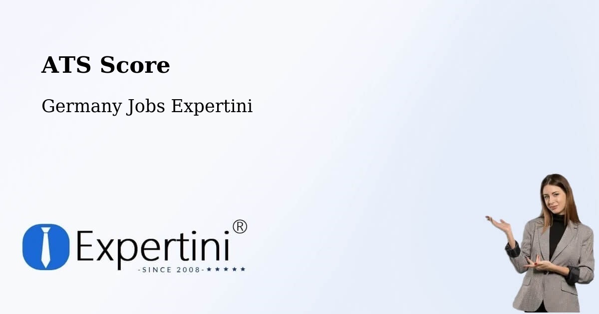 Resume ATS Score & Job Description Match Tool – Fürth - Germany Jobs Expertini