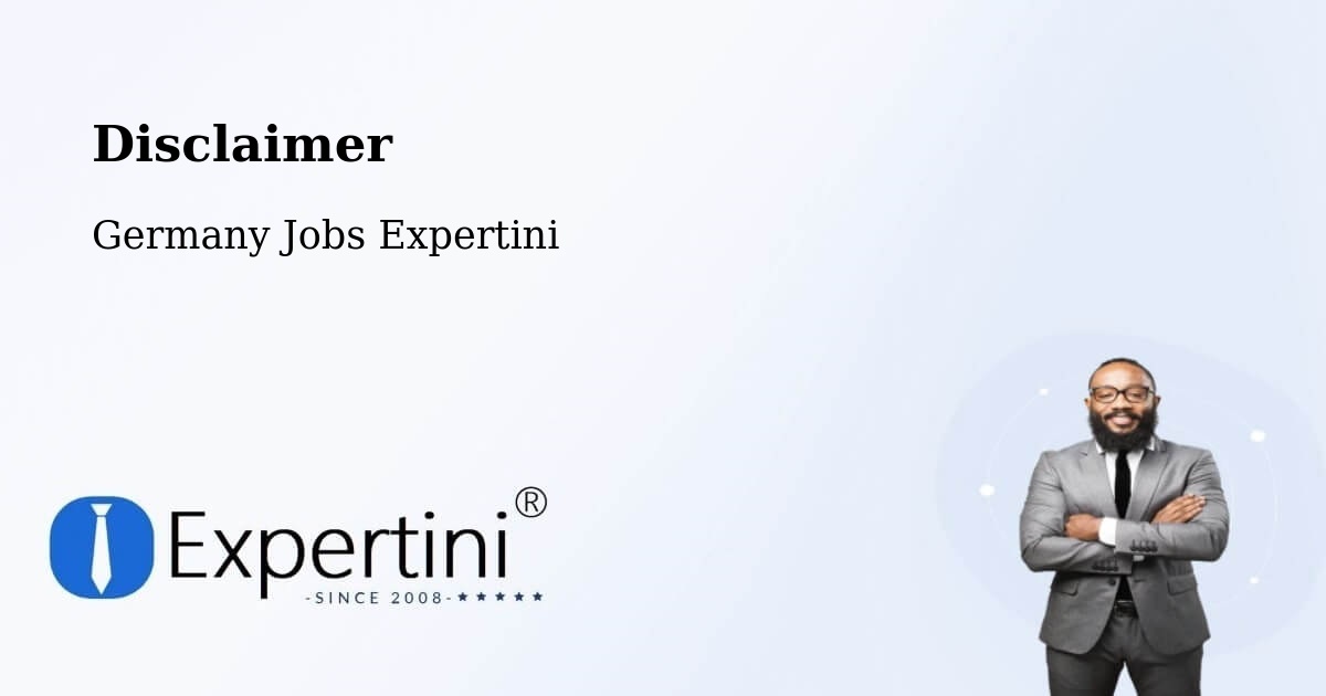 Disclaimer – Fürth - Germany Jobs Expertini