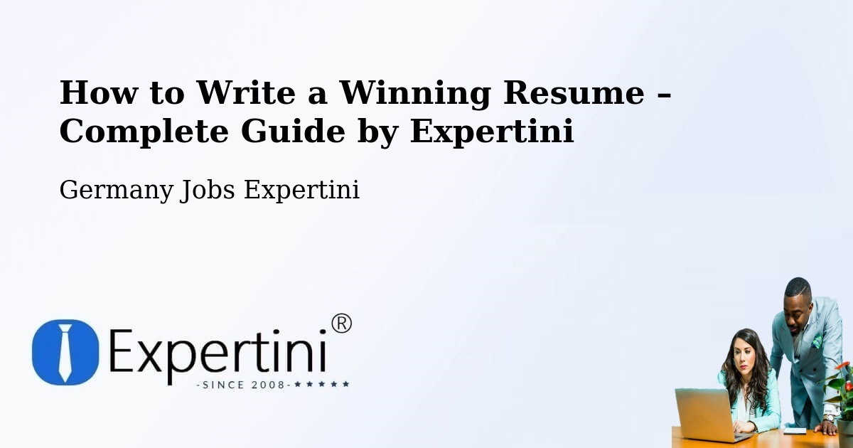 Resume Writing Guide for Job Seekers – Fürth - Fürth, Germany Jobs Expertini
